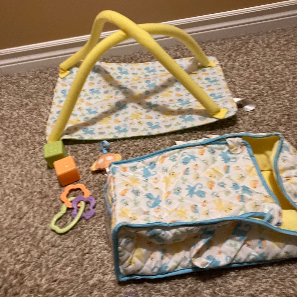 Melissa &Doug baby doll playset and carrier